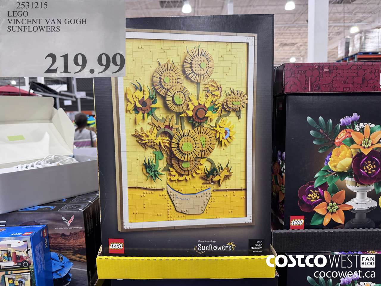 2531215 LEGO VINCENT VAN GOGH SUNFLOWERS $219.99