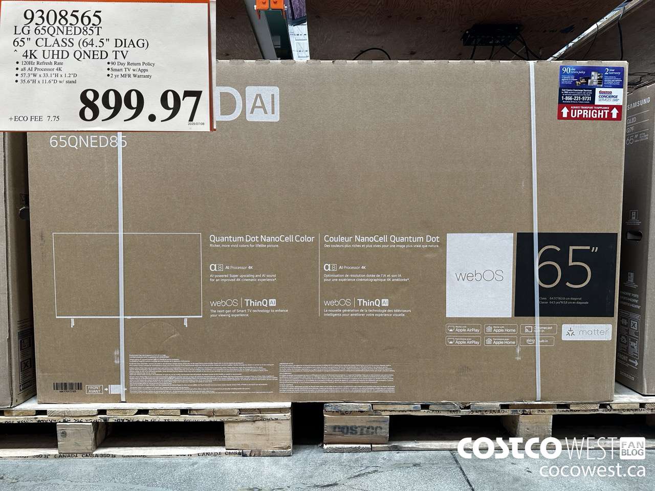 9308565 LG 65QNED85T 65