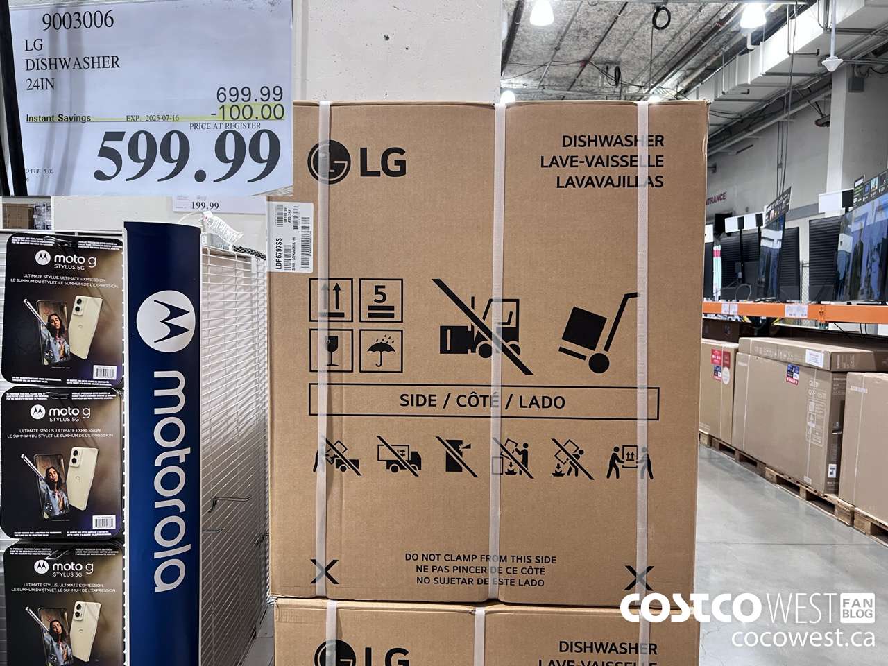 9003006 LG DISHWASHER 24IN ($100.00 INSTANT SAVINGS EXPIRES ON 2025-07-16) $599.99