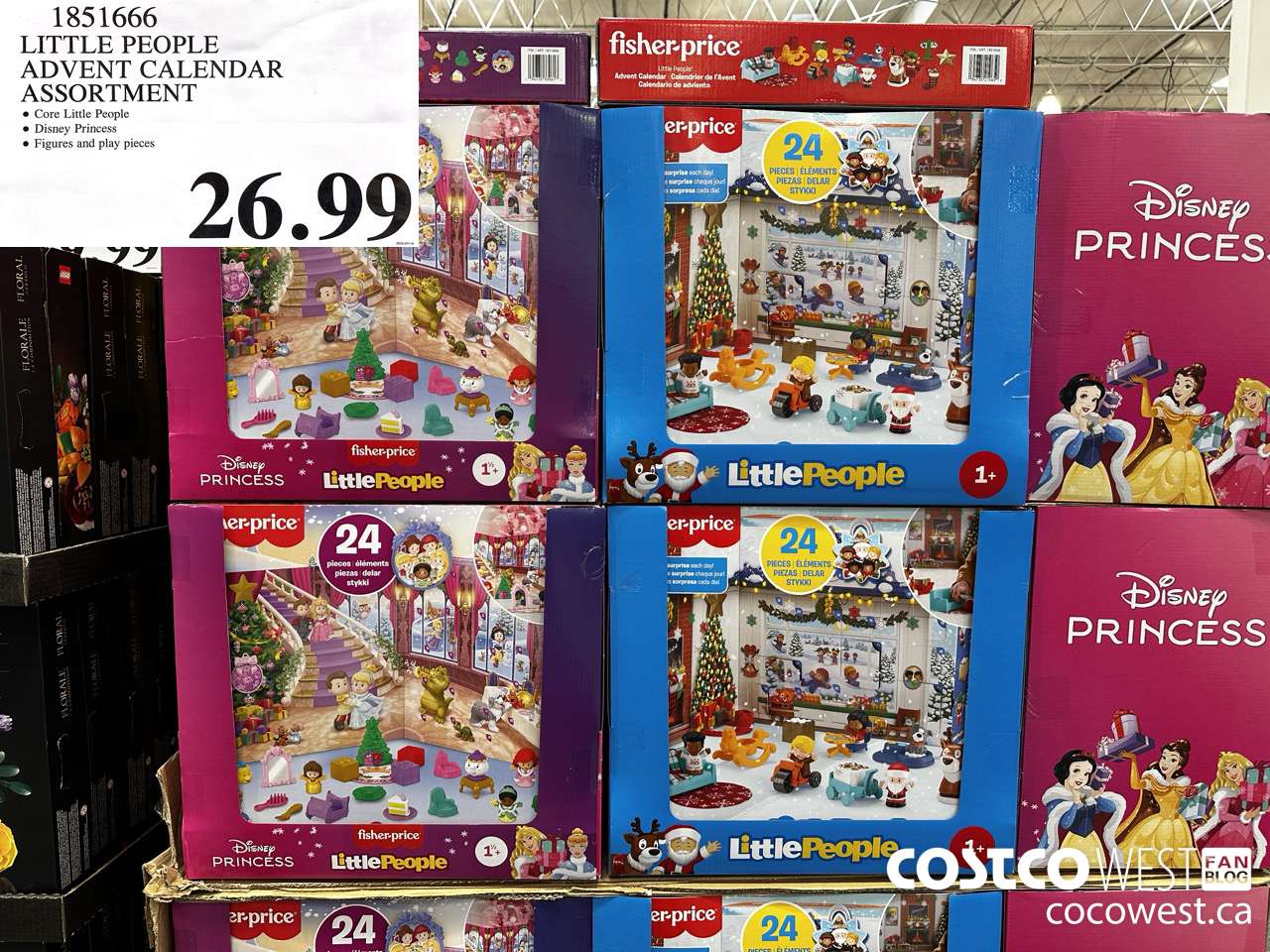 1851666 LITTLE PEOPLE ADVENT CALENDAR ASSORTMENT $26.99