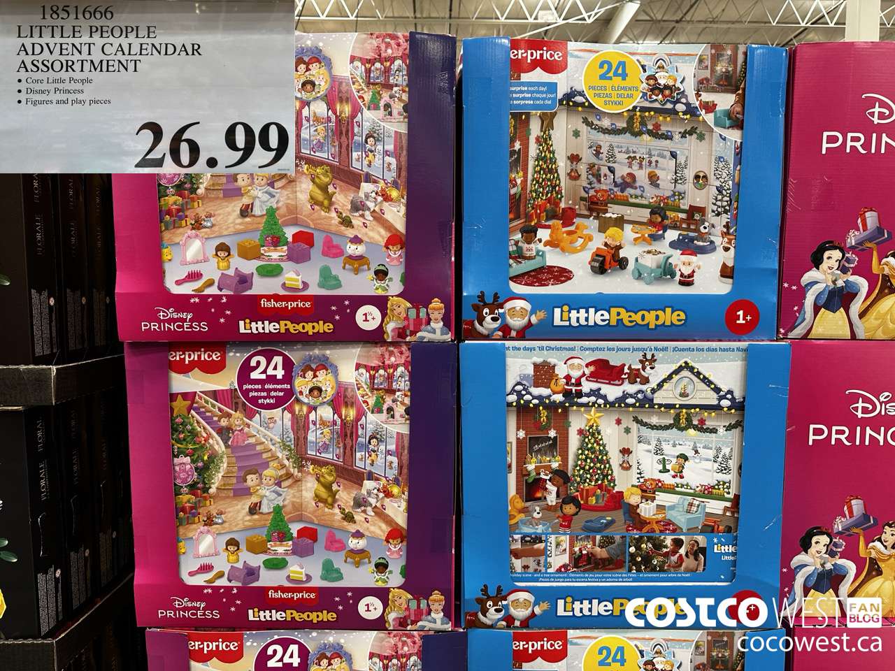 1851666 LITTLE PEOPLE ADVENT CALENDAR ASSORTMENT $26.99