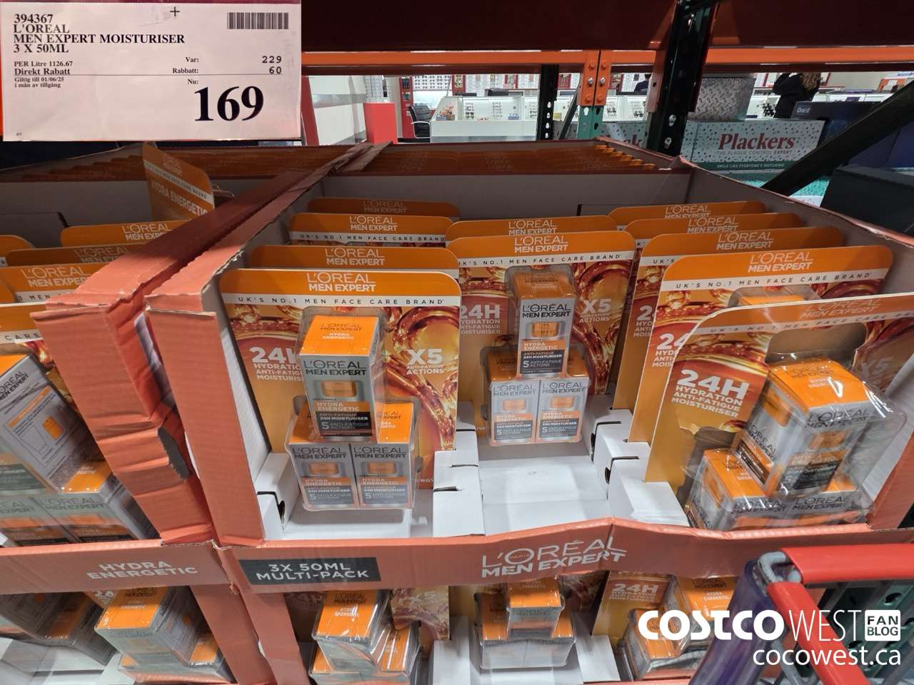 394367 L'OREAL MEN EXPERT MOISTURISER 3 X 50ML ($60.00 INSTANT SAVINGS EXPIRES ON 2025-06-01) $169.00