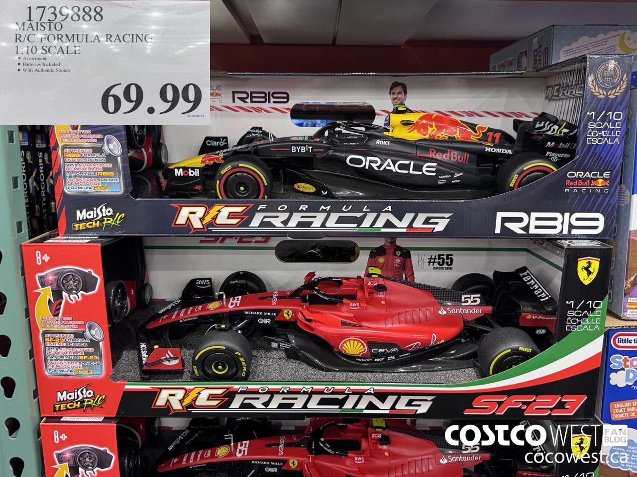 1739888 MAISTO R/C FORMULA RACING 1:10 SCALE $69.99