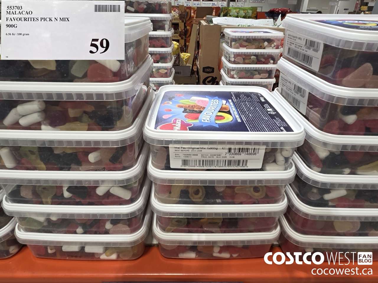 553703 MALACAO FAVOURITES PICK N MIX 900G $59.00