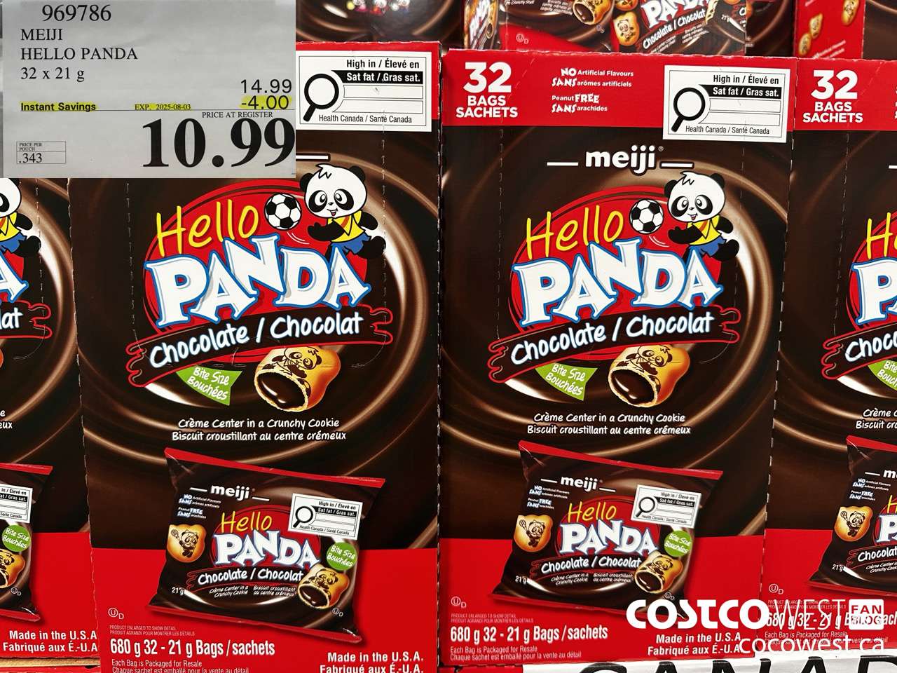 969786 MEIJI HELLO PANDA 32 x 21 g ($4.00 INSTANT SAVINGS EXPIRES ON 2025-08-03) $10.99