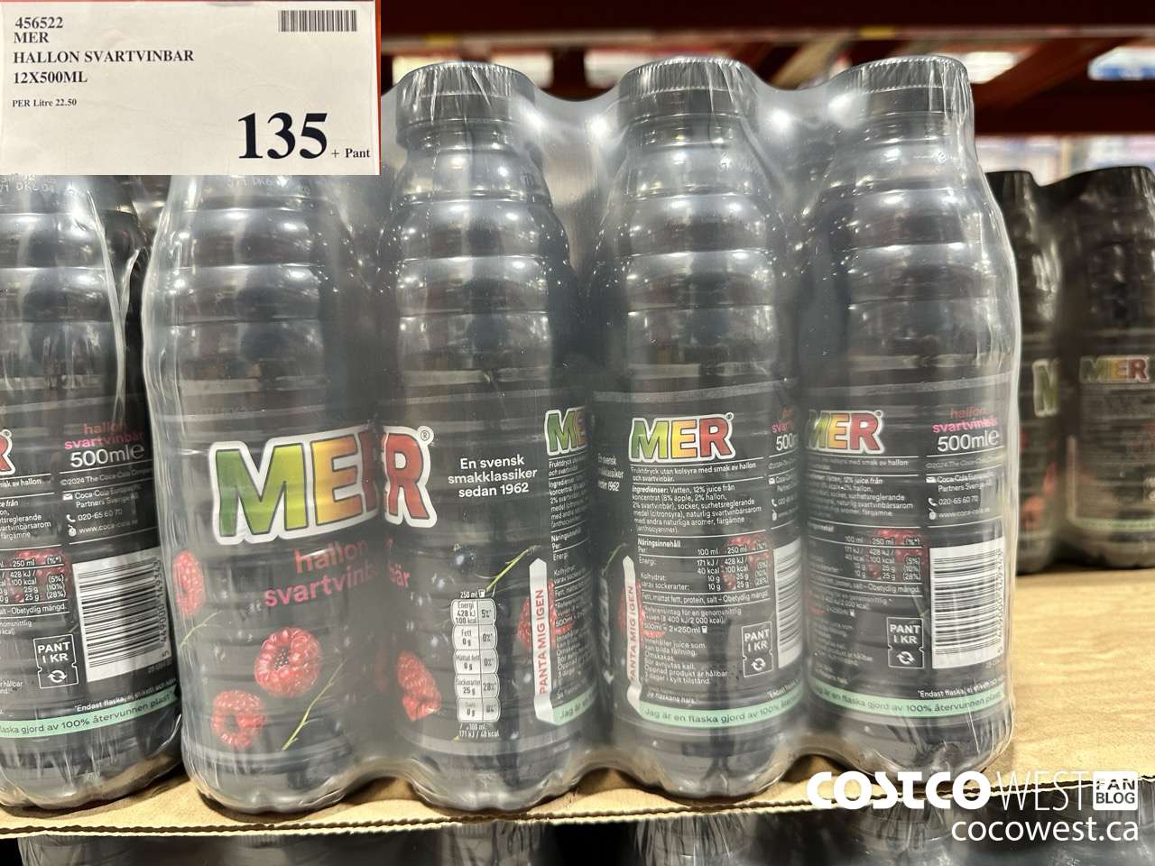 456522 MER HALLON SVARTVINBAR 12 X 500ML $135.00