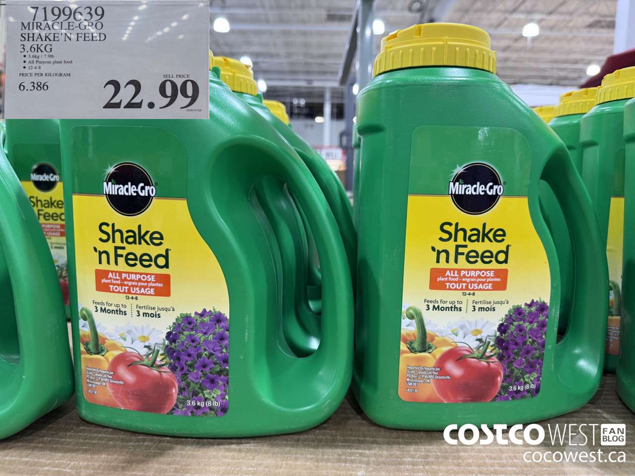 7199639 MIRACLE-GRO SHAKE'N FEED 3.6KG $22.99