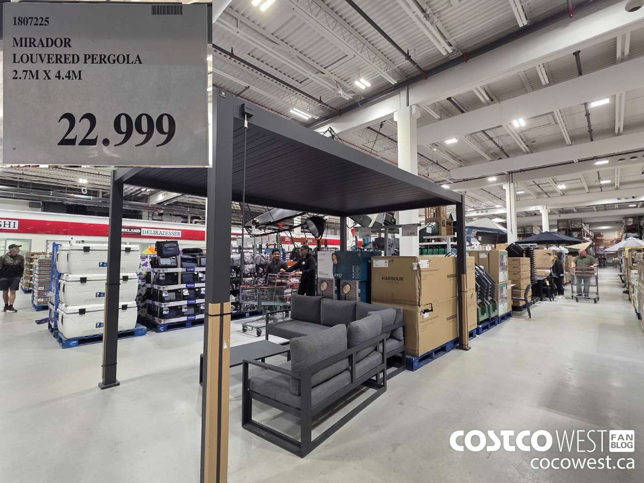 1807225 MIRADOR LOUVERED PERGOLA 2.7M X 4.4M $22999.00