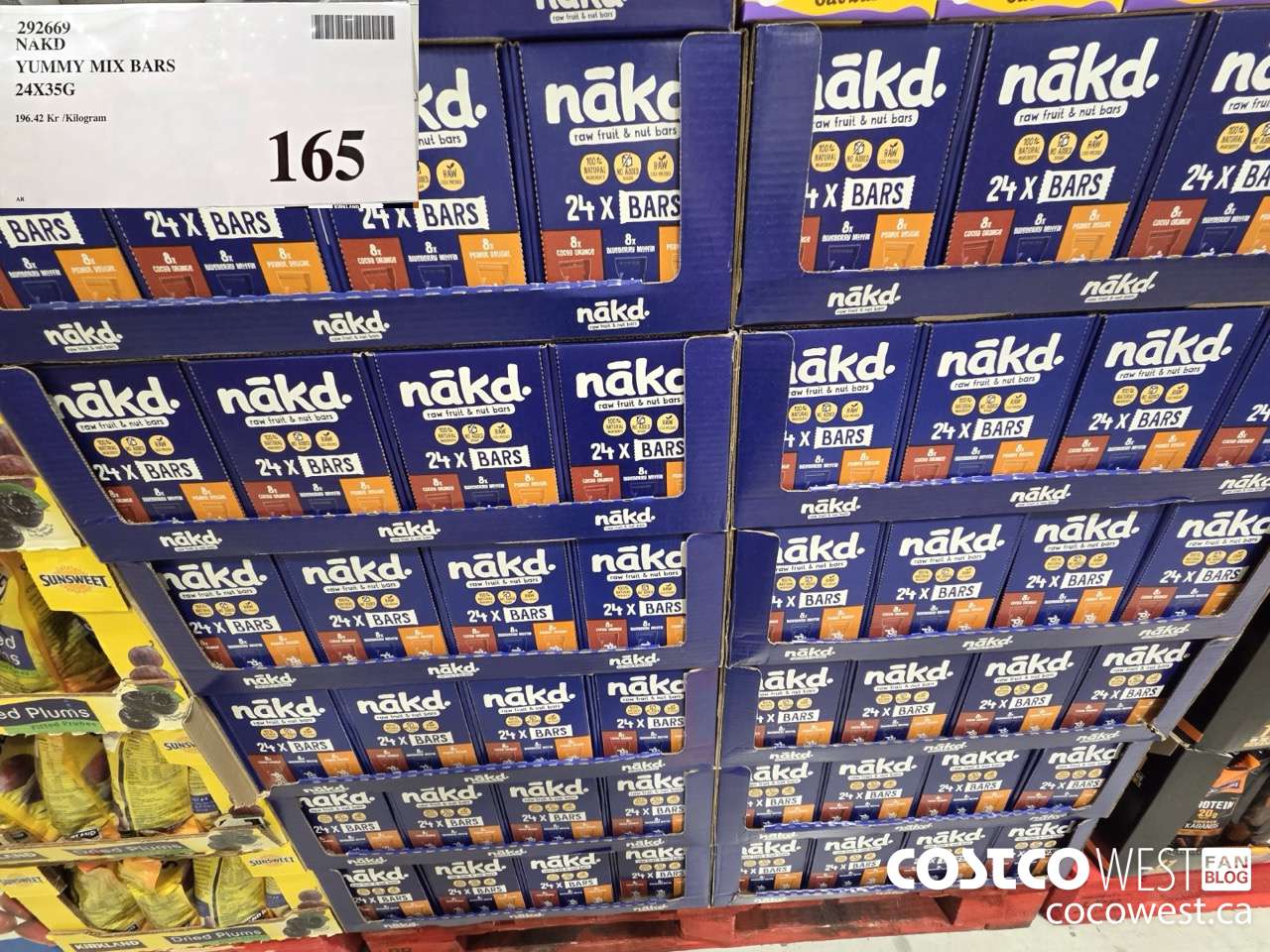 292669 NADK YUMMY MIX BARS 24 X 35G $165.00