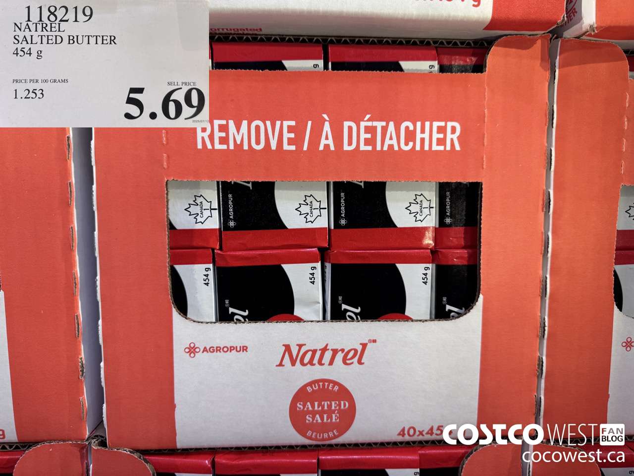 118219 NATREL SALTED BUTTER 454 g $5.69