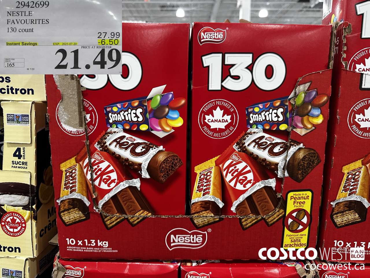 2942699 NESTLE FAVOURITES 130 COUNT ($6.50 INSTANT SAVINGS EXPIRES ON 2025-07-20) $21.49