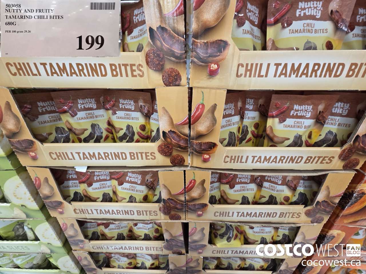 503058 NUTTY AND FRUITY CHILI TAMARIND BITES 680G $199.00