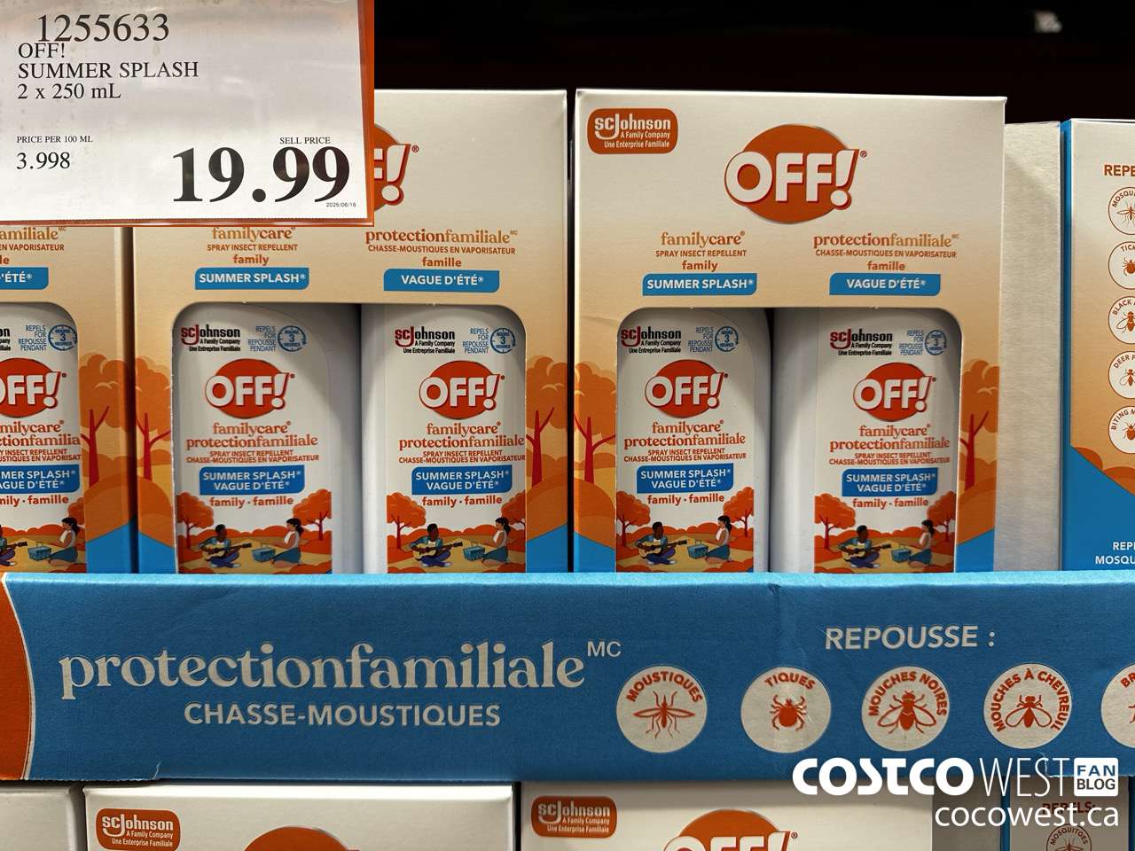 1255633 OFF! SUMMER SPLASH 2 X 250ML $19.99