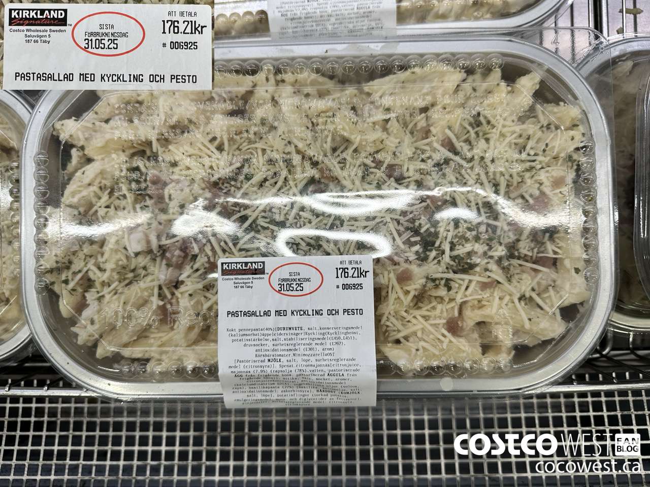 006925 PASTASALLAD MED KYCKLING OCH PESTO $176.21