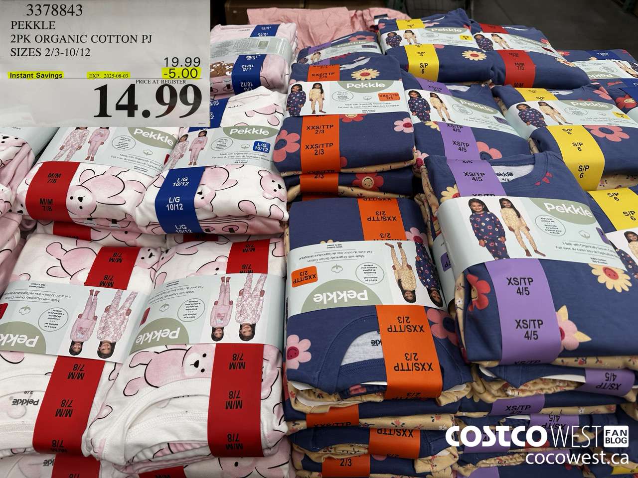 3378843 PEKKLE 4PC ORGANIC COTTON PJ SIZES 2/3-10/12 ($5.00 INSTANT SAVINGS EXPIRES ON 2025-08-03) $14.99