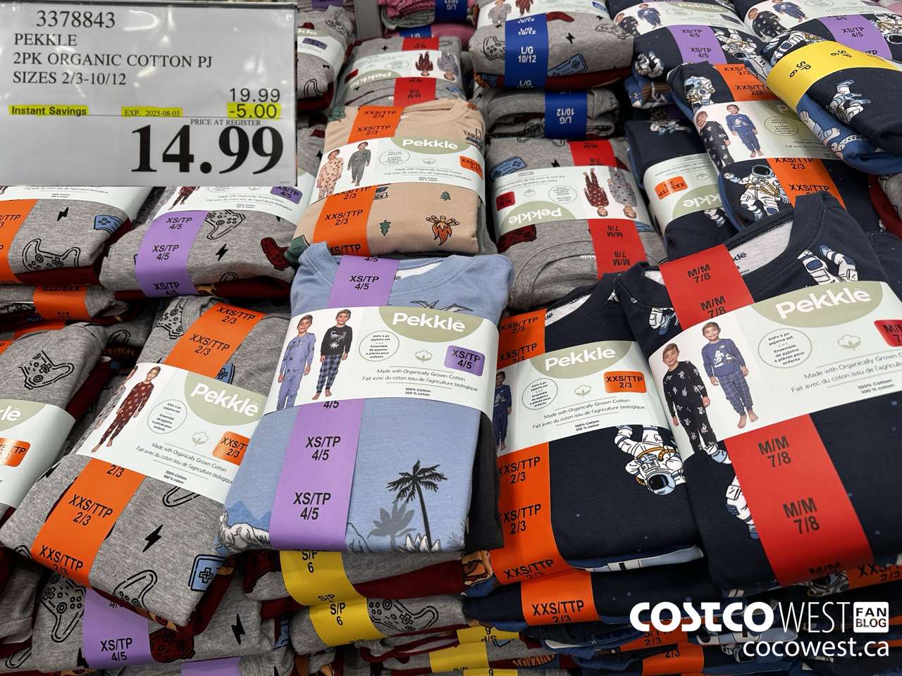 3378843 PEKKLE 4PC ORGANIC COTTON PJ SIZES 2/3-10/12 ($5.00 INSTANT SAVINGS EXPIRES ON 2025-08-03) $14.99