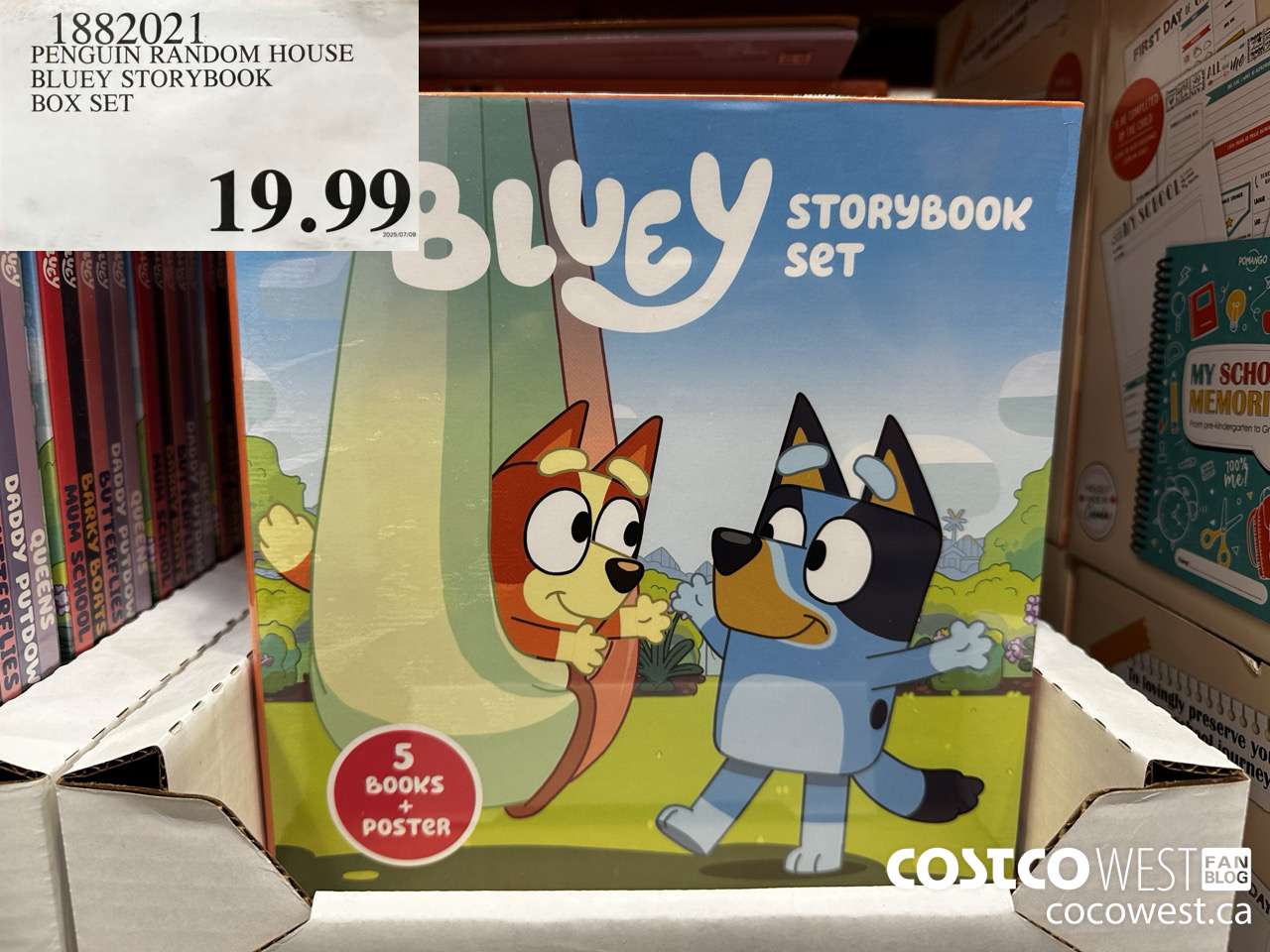 1882021 PENGUIN RANDOM HOUSE BLUEY STORYBOOK BOX SET $19.99