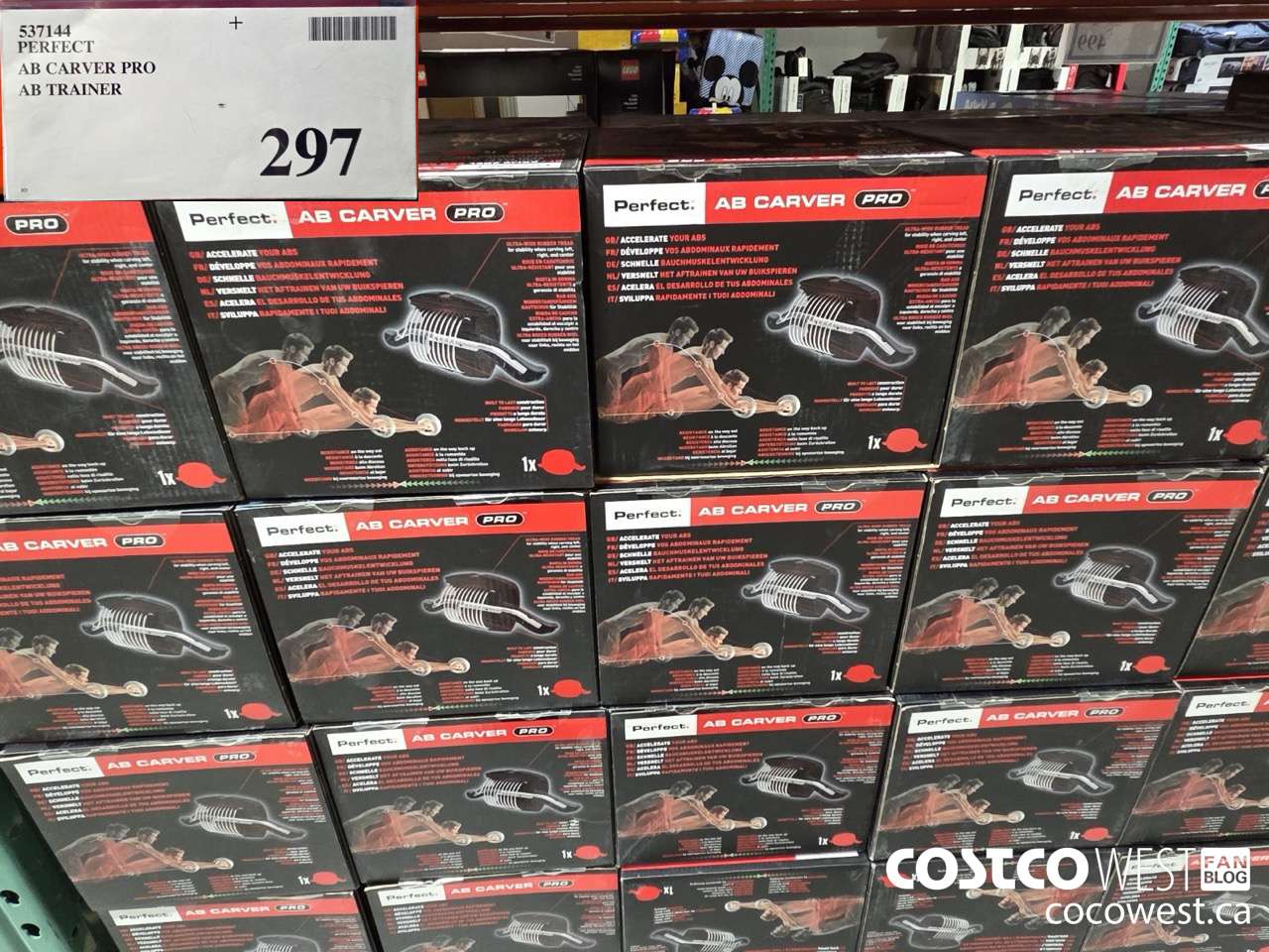 537144 PERFECT AB CARVER PRO AB TRAINER $297.00