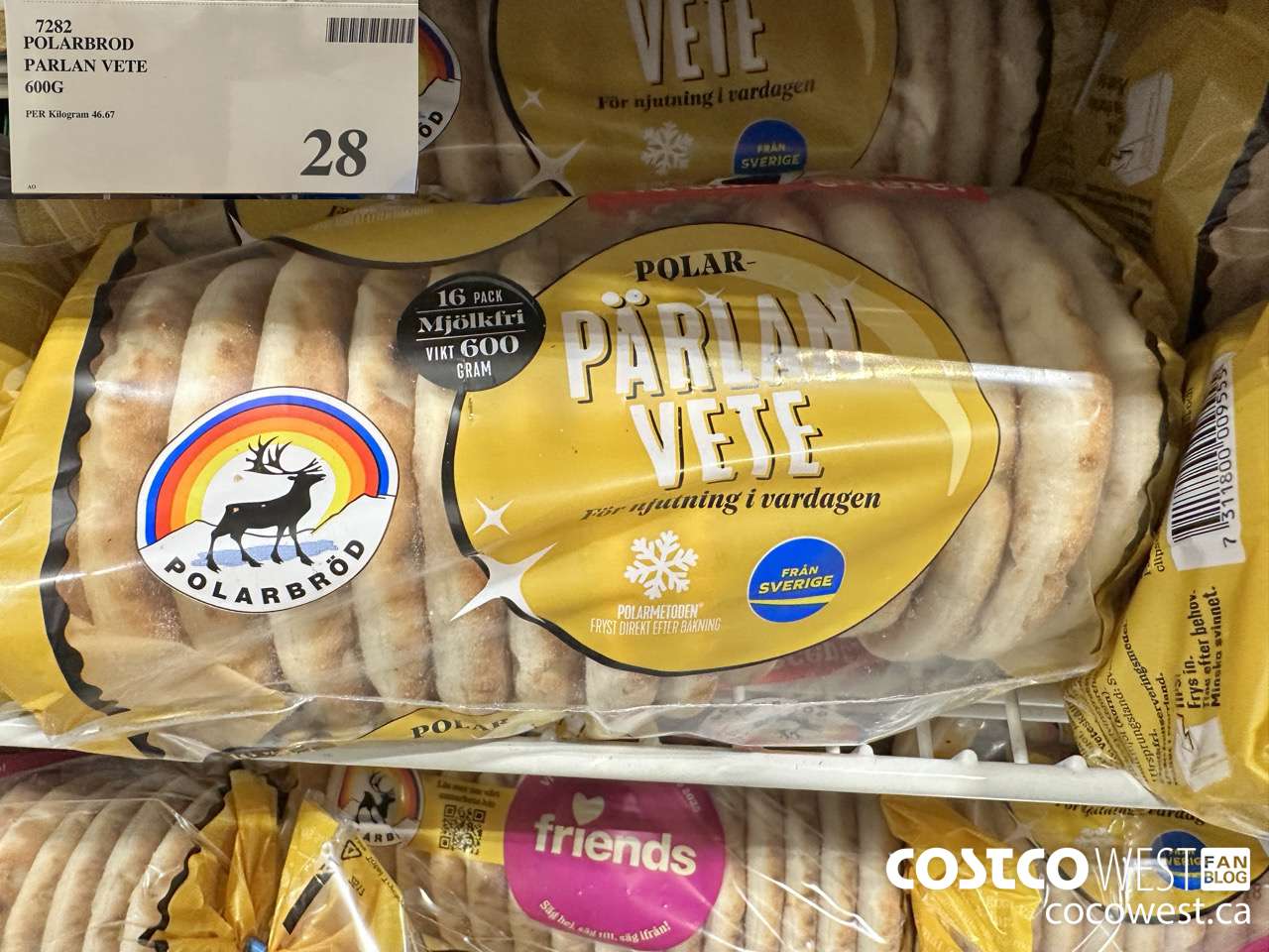 7282 POLARBROD PARLAN VETE 600G $28.00