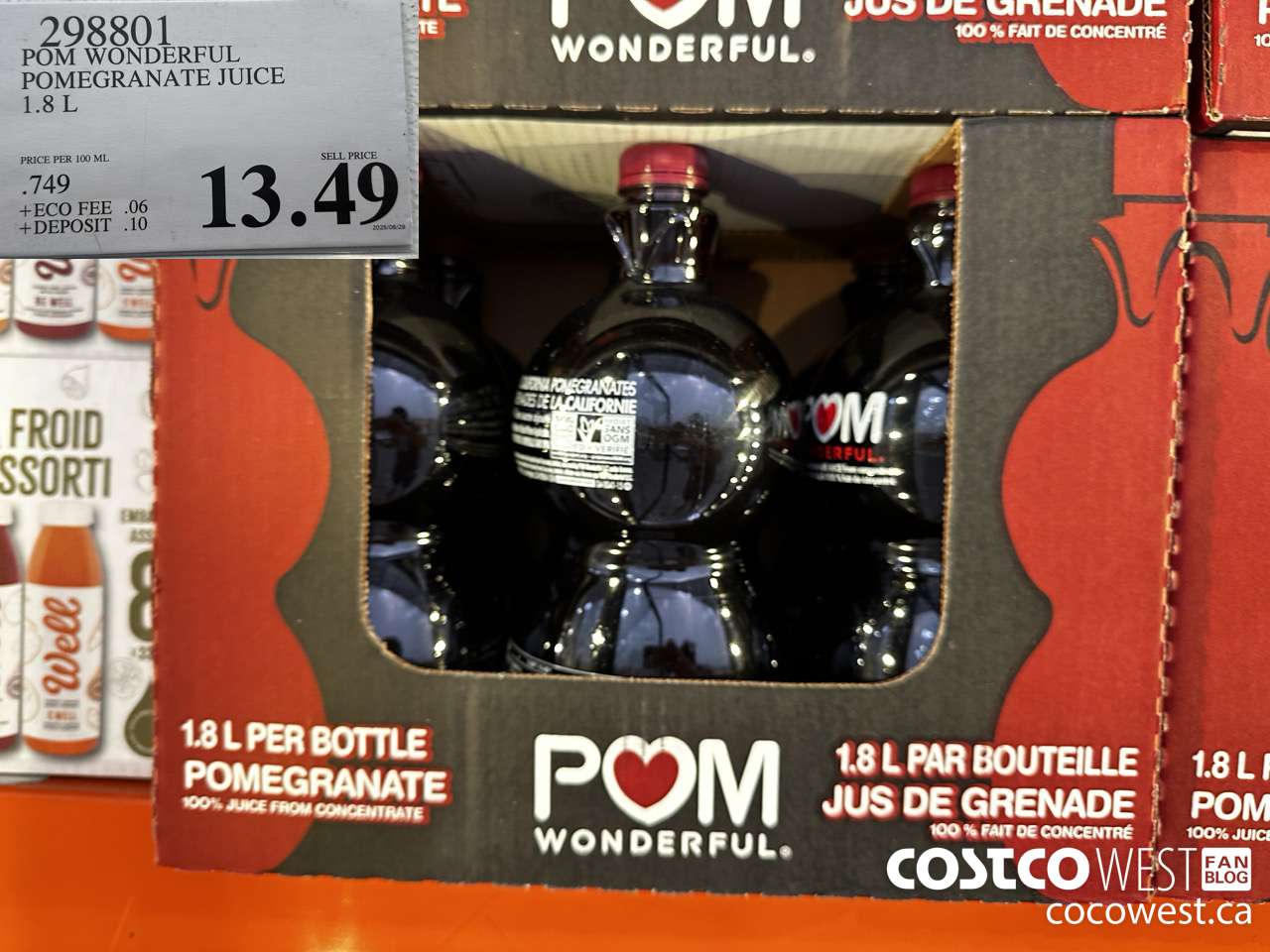 298801 POM WONDERFUL POMEGRANATE JUICE 1.8 L $13.49
