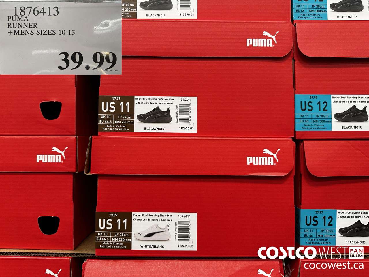 1876413 PUMA RUNNER MENS SIZES 10-13 $39.99