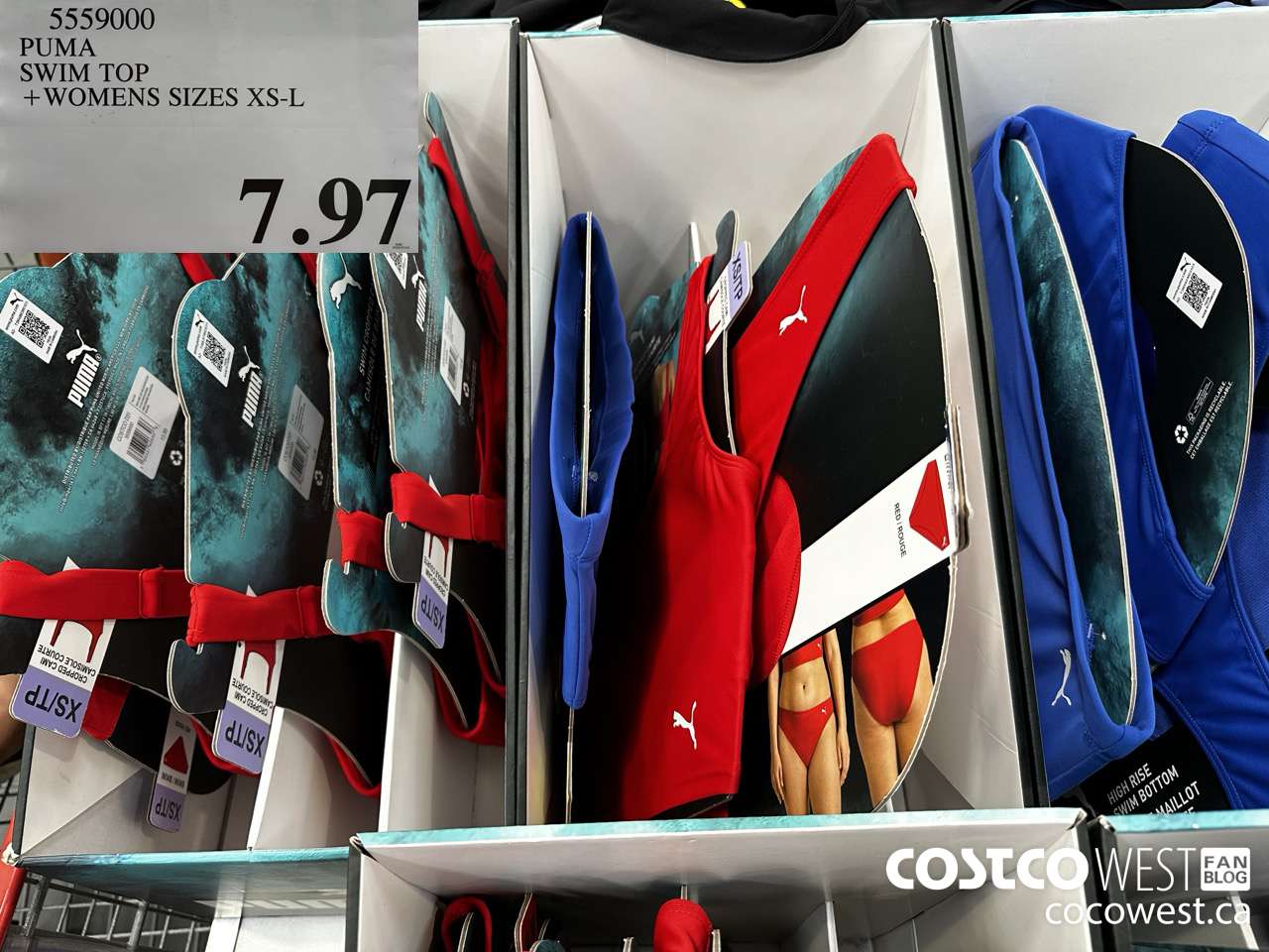 5559000 PUMA SWIM TOP WOMENS SIZES XS-L  $7.97