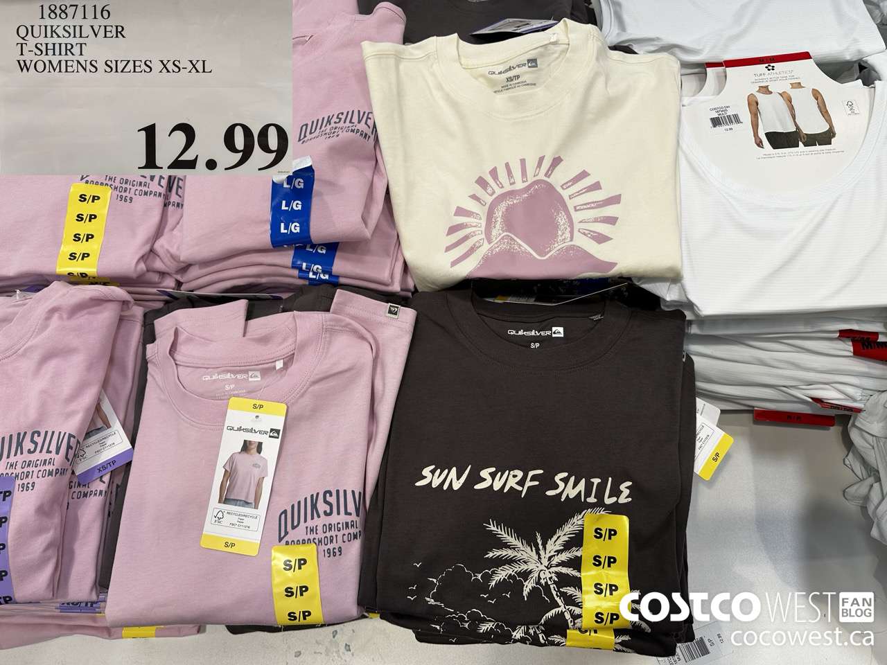 1887116 QUIKSILVER T-SHIRT WOMENS SIZES XS-XL  $12.99