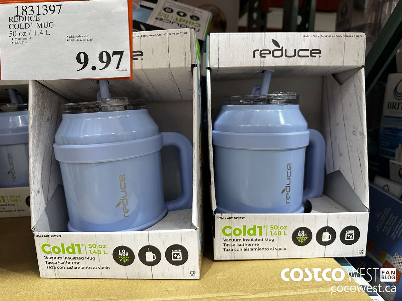 1831397 REDUCE COLD1 MUG 50 OZ/1.4L $9.97