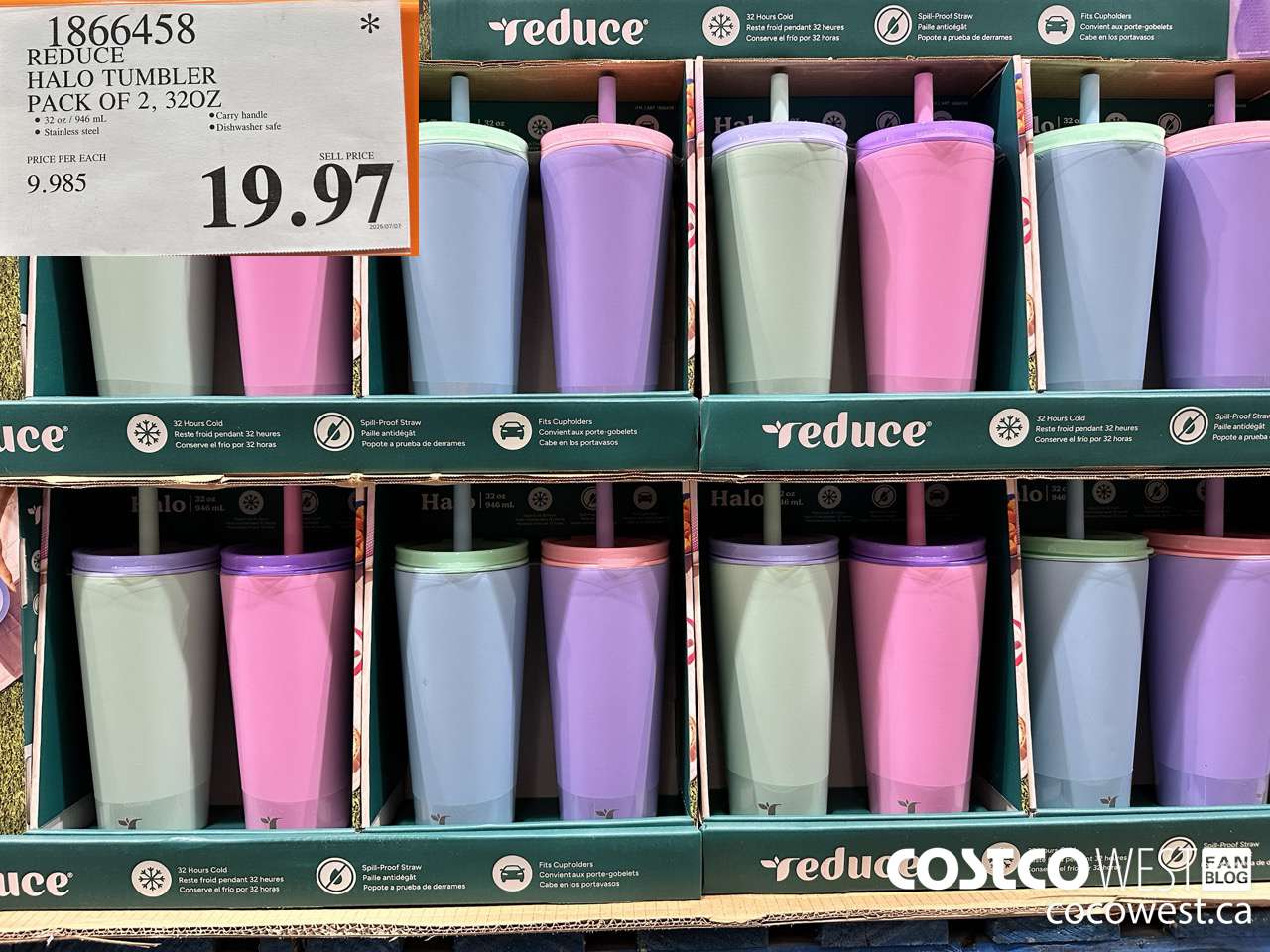 1866458 REDUCE HALO TUMBLER PACK OF 2 $19.97