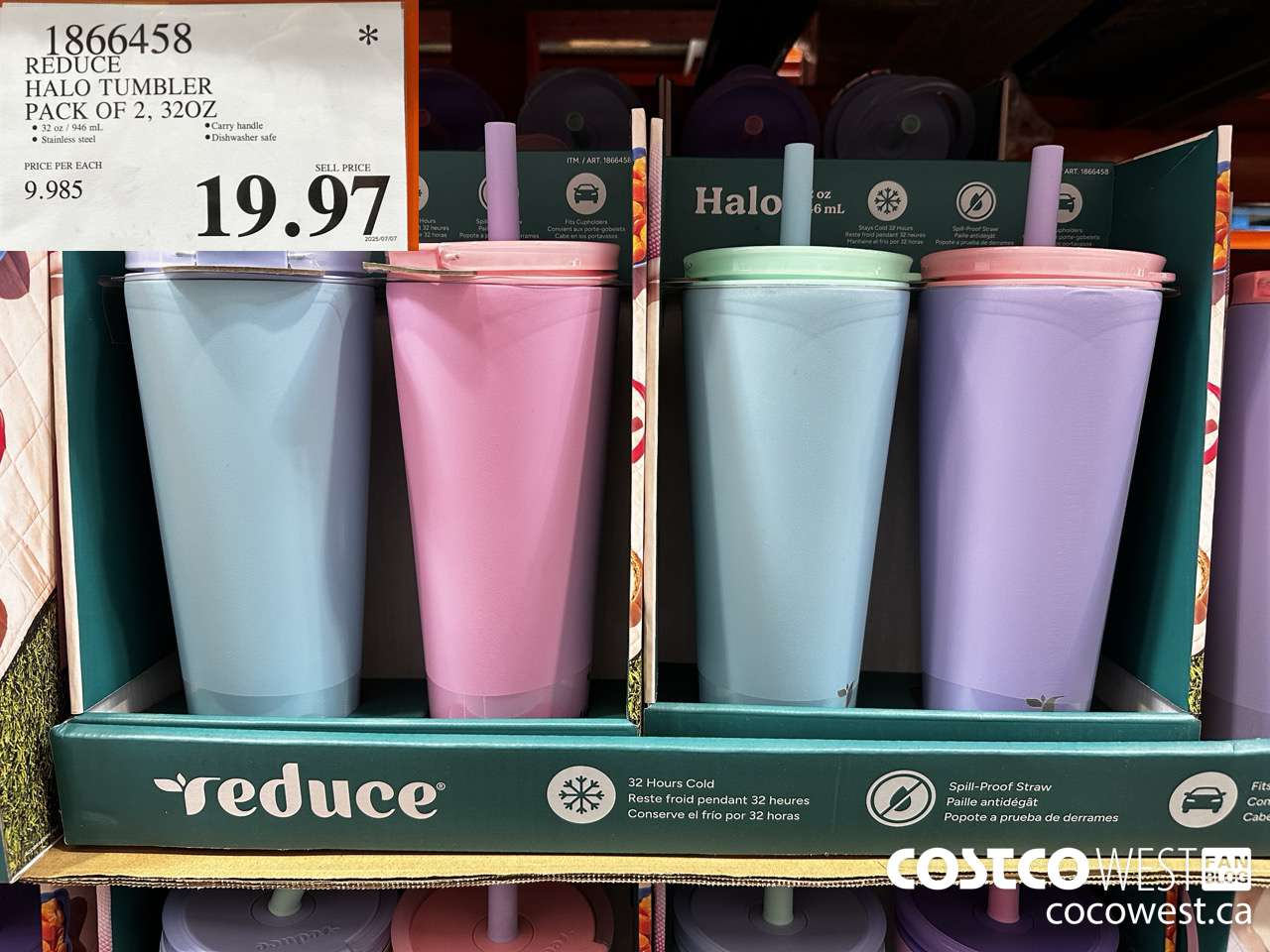 1866458 REDUCE HALO TUMBLER PACK OF 2 $19.97