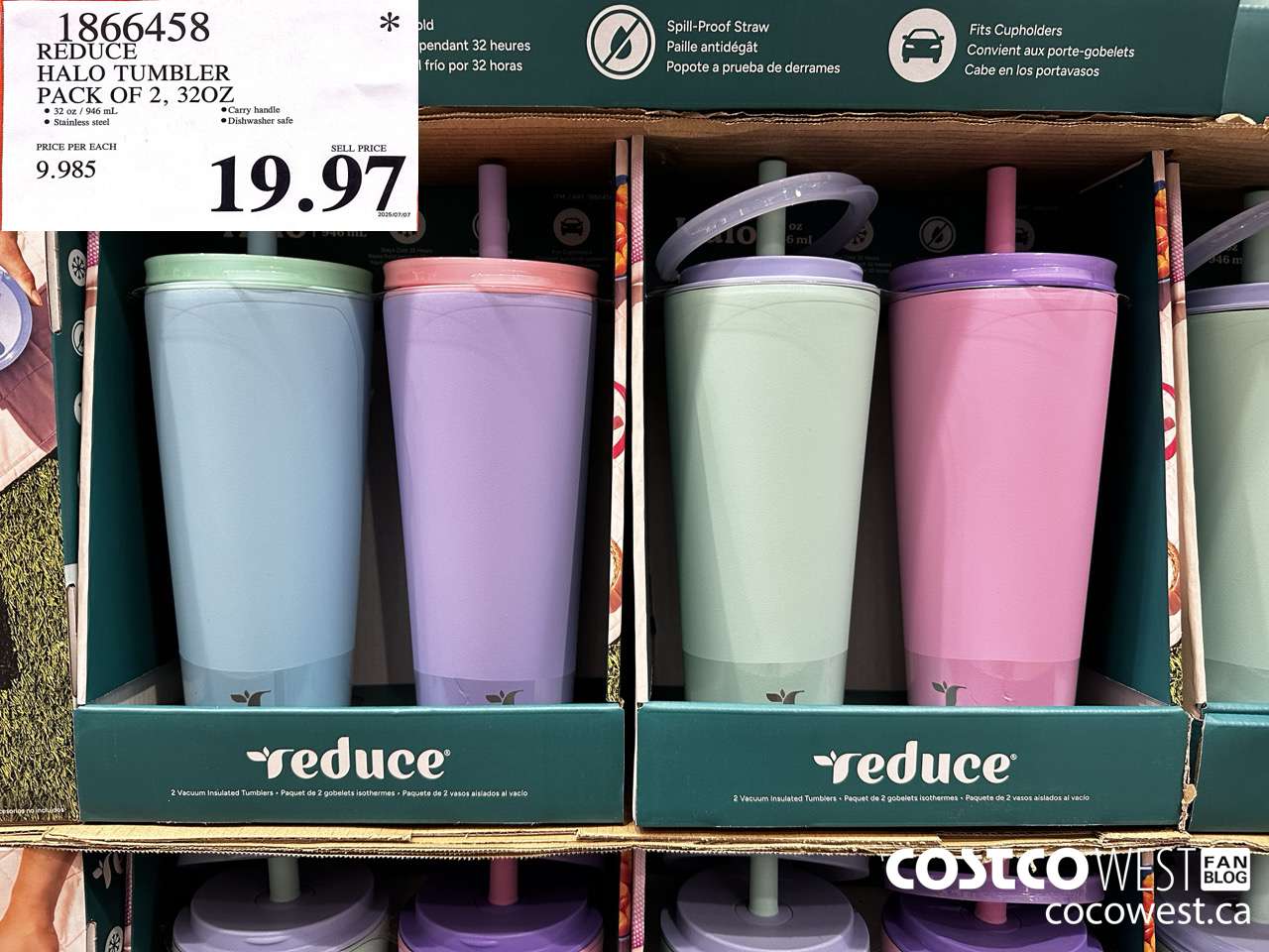 1866458 REDUCE HALO TUMBLER PACK OF 2 $19.97