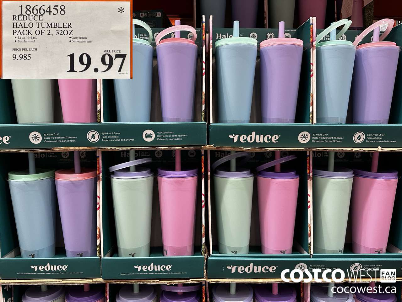 1866458 REDUCE HALO TUMBLER PACK OF 2 $19.97