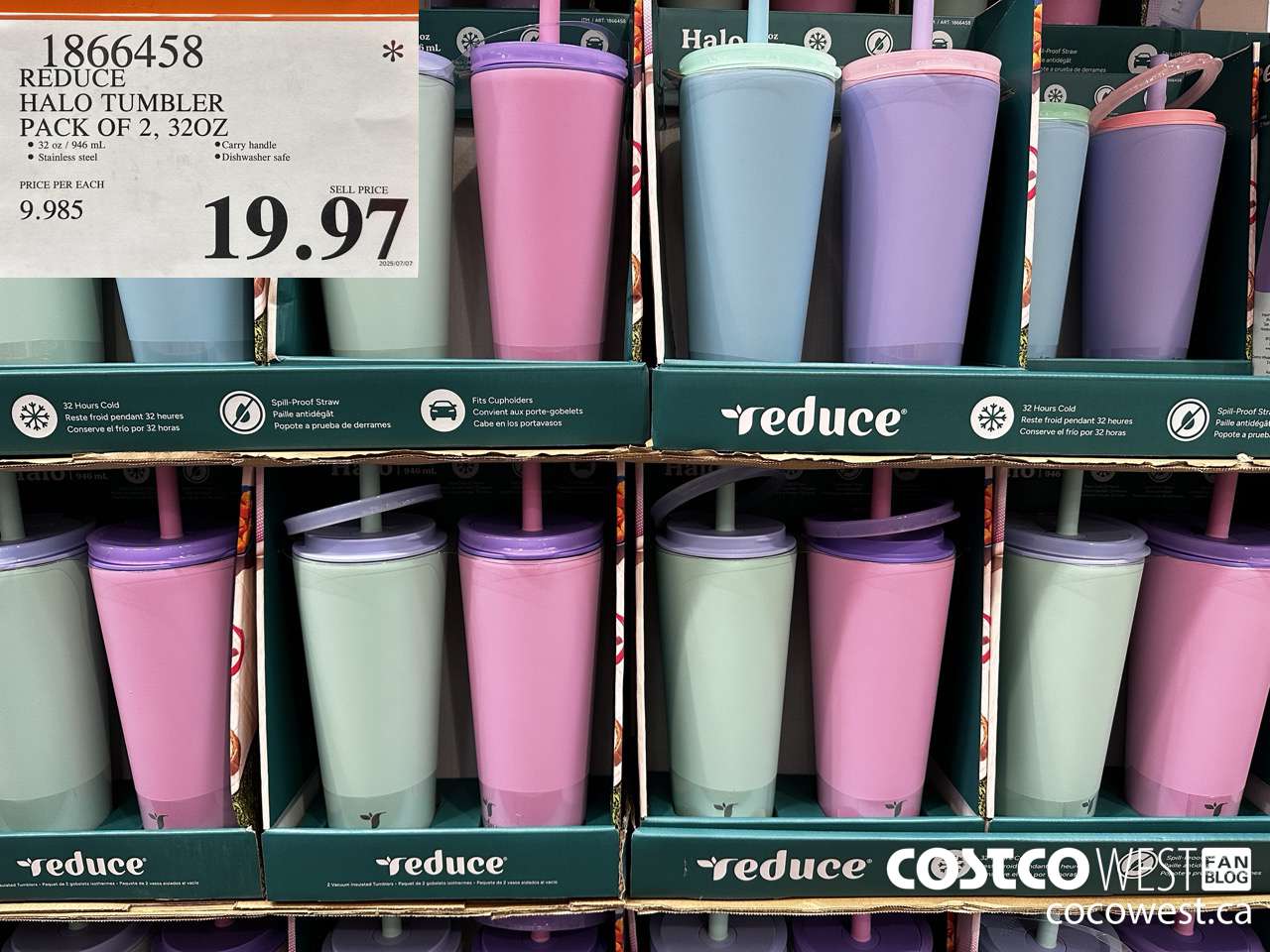 1866458 REDUCE HALO TUMBLER PACK OF 2 $19.97