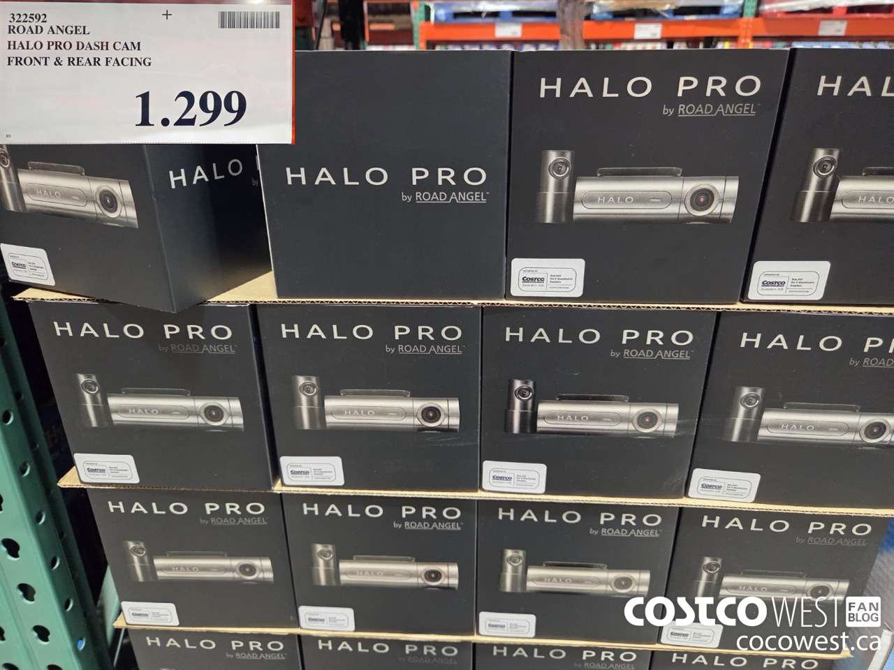 322592 ROAD ANGEL HALO PRO DASH CAM FRONT & REAR FACING $1299.00