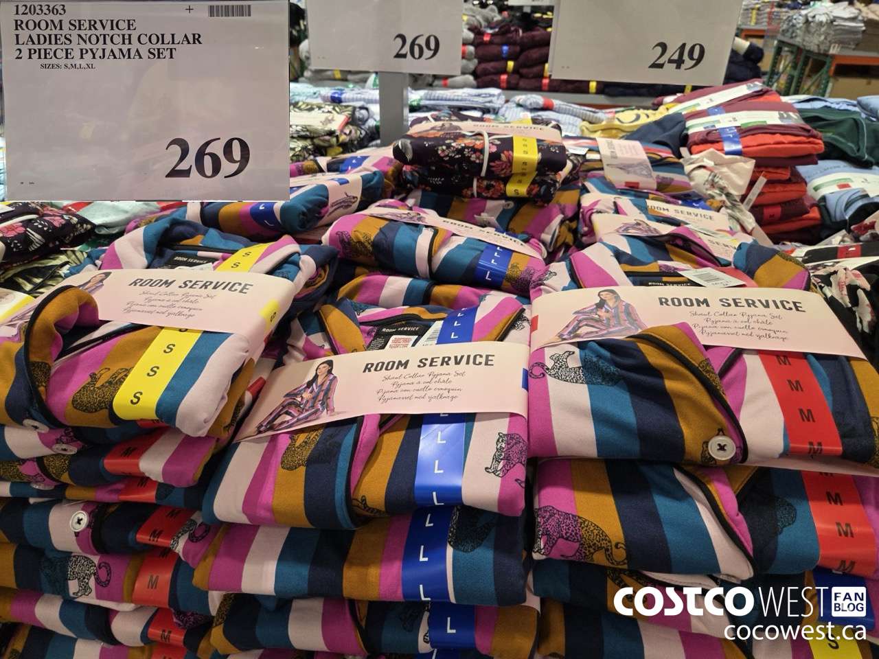 1203363 ROOM SERVICE LADIES NOTCH COLLAR 2 PIECE PYJAMA SET $269.00