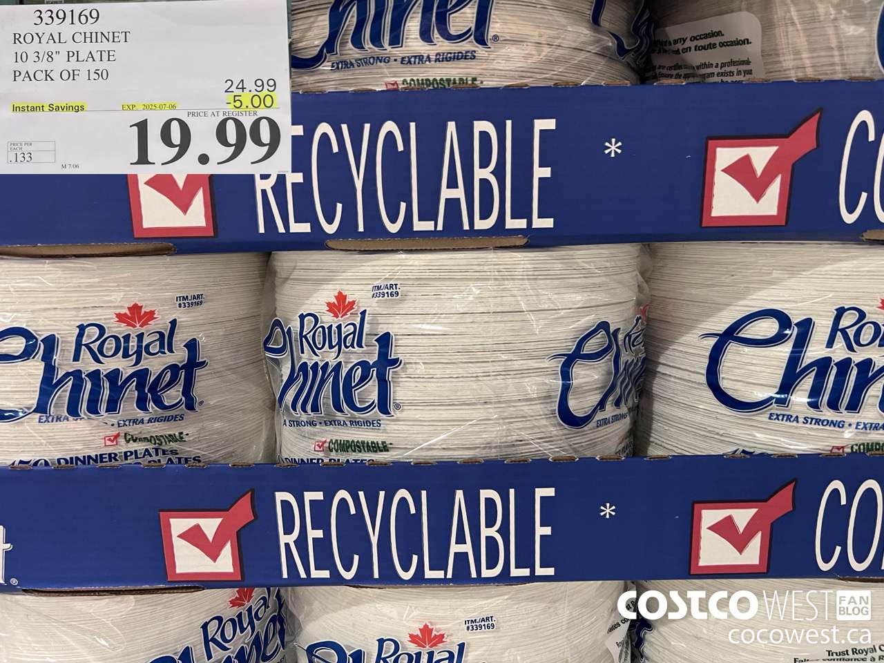 339169 ROYAL CHINET 10 3/8