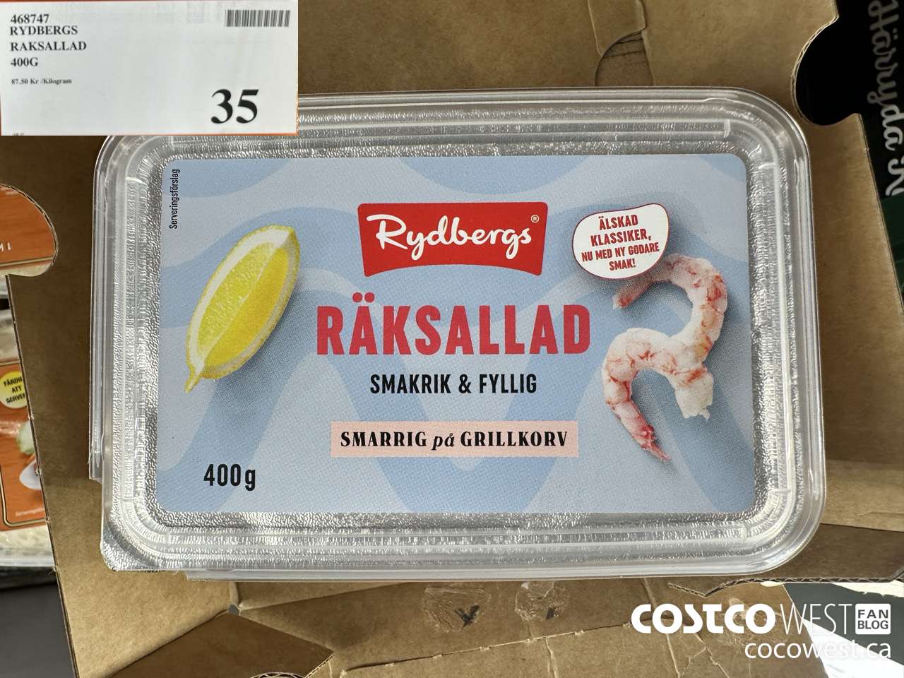 468747 RYDBERGS RAKSALLAD 400G $35.00
