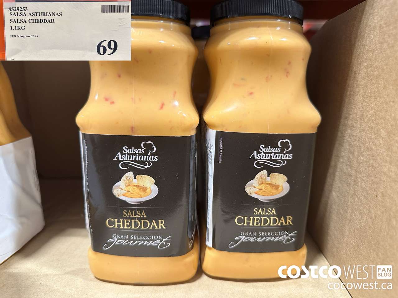 8529253 SALSAS ASTURIANAS SALSA CHEDDAR 1.1KG $69.00