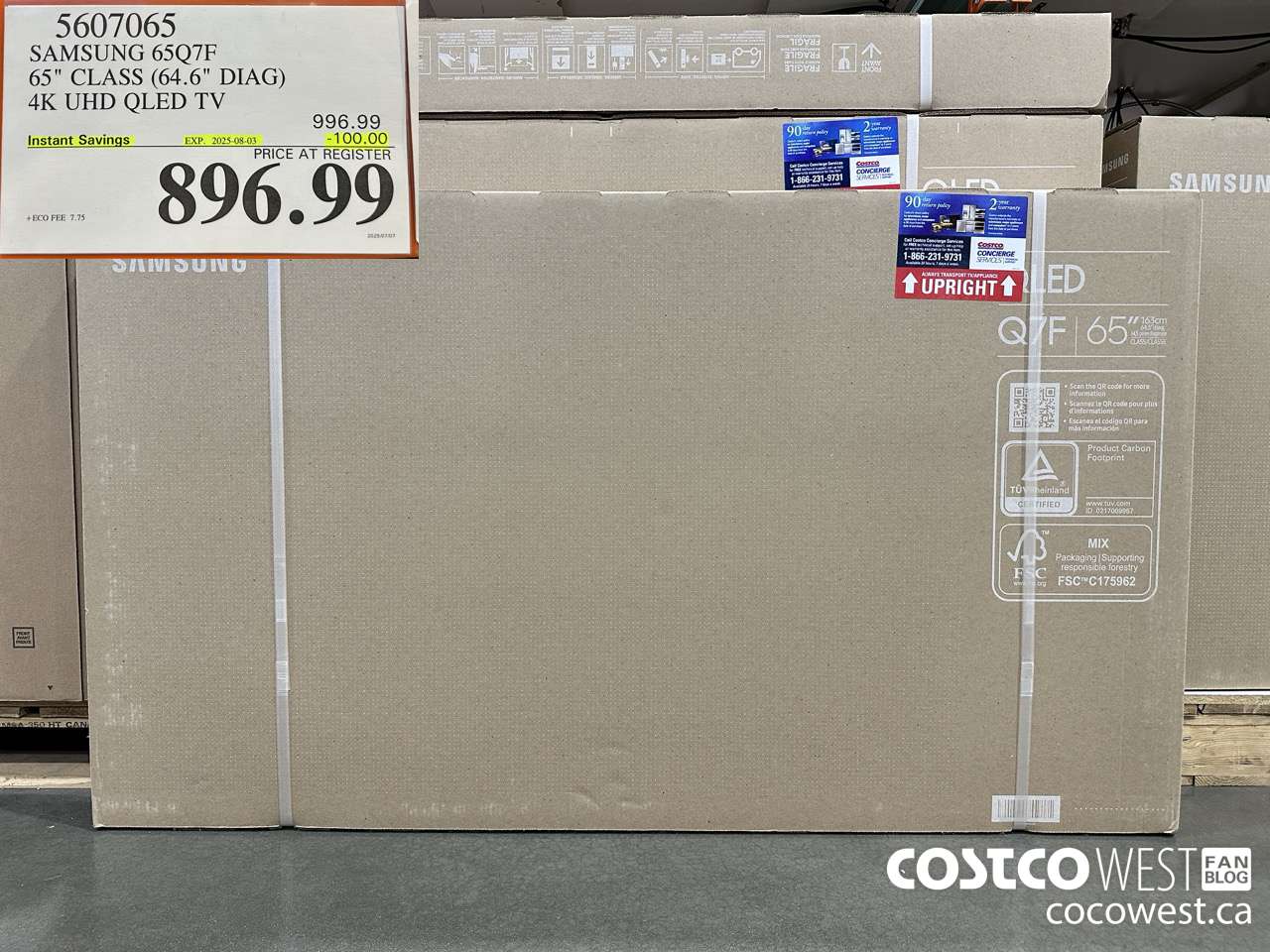 5607065 SAMSUNG 65Q7F 65