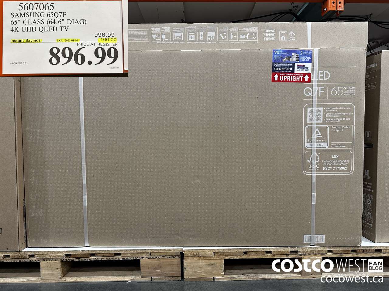 5607065 SAMSUNG 65Q7F 65