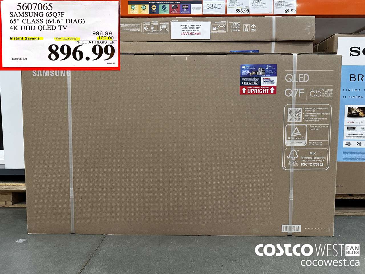 5607065 SAMSUNG 65Q7F 65