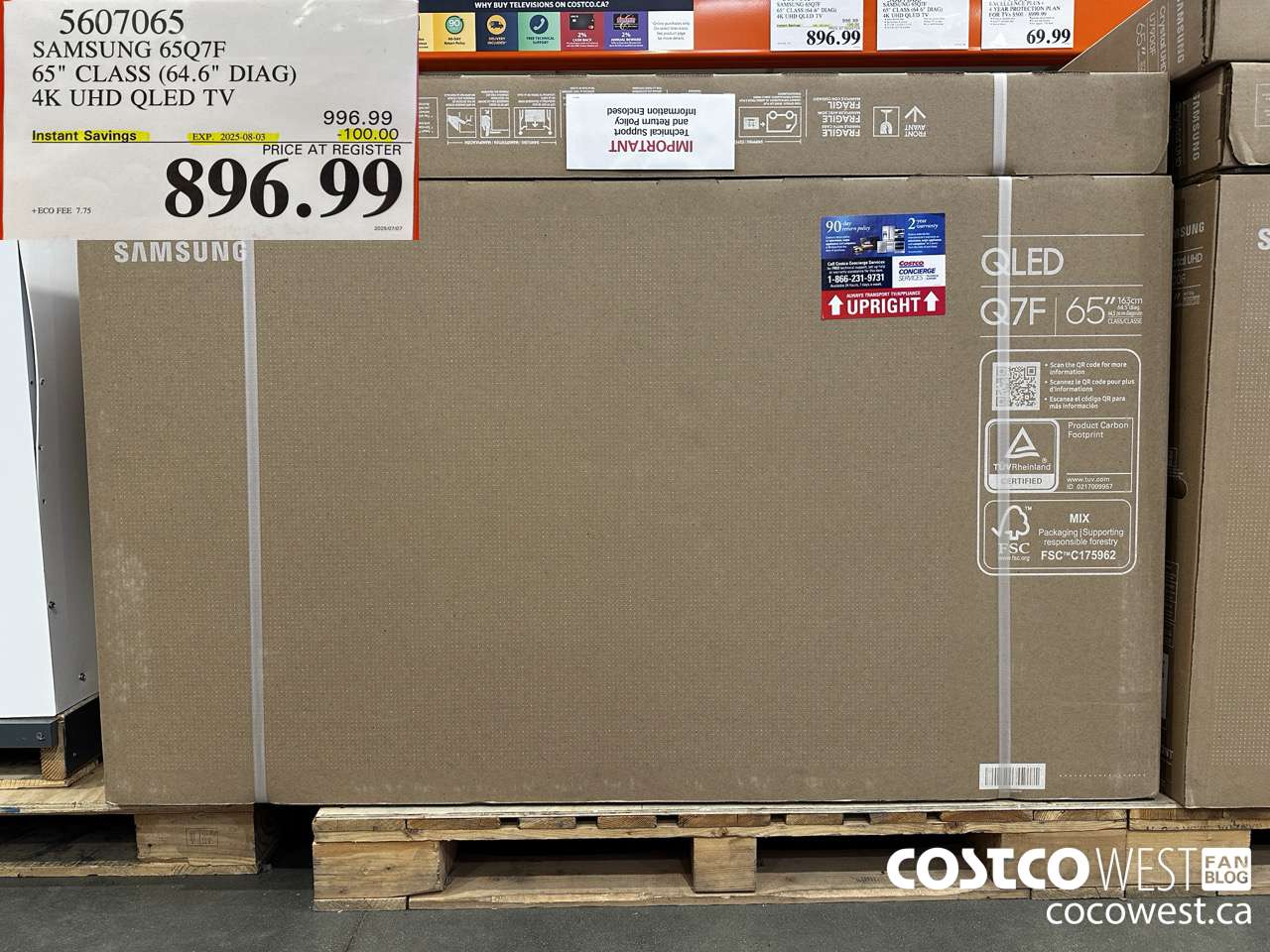 5607065 SAMSUNG 65Q7F 65