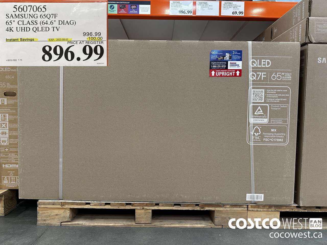 5607065 SAMSUNG 65Q7F 65