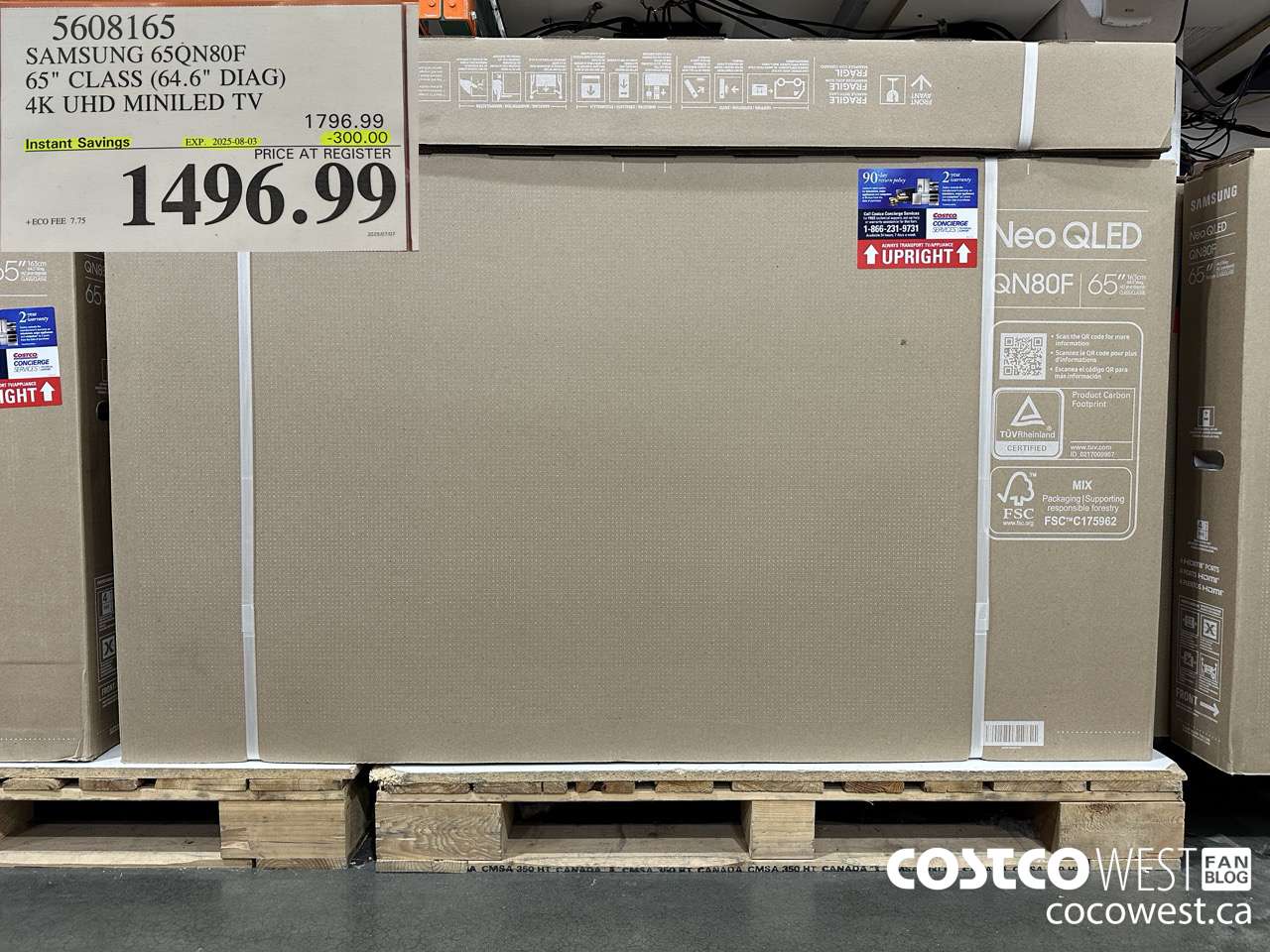 5608165 SAMSUNG 65QN80F 65