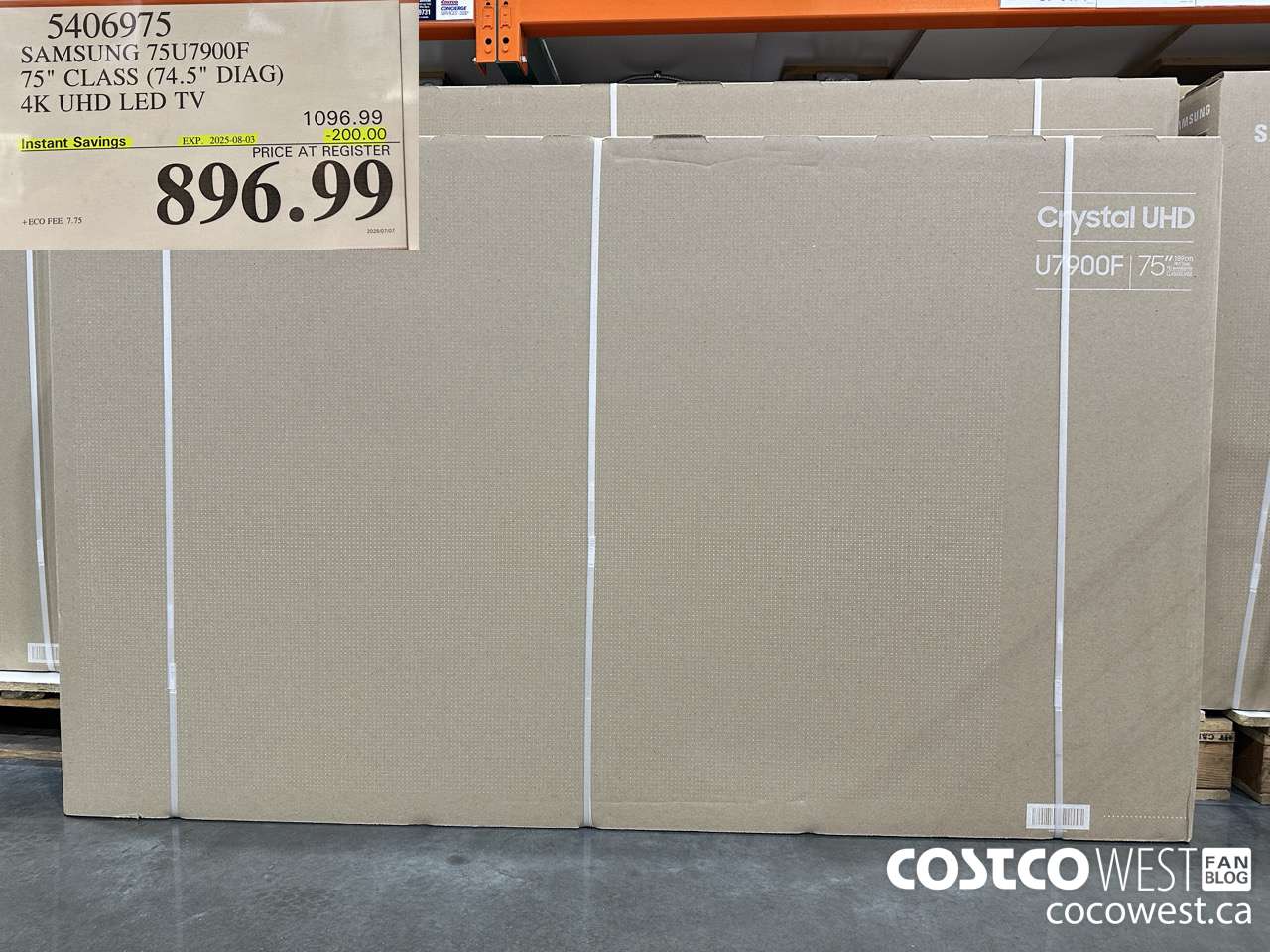 5406975 SAMSUNG 75U7900F 75