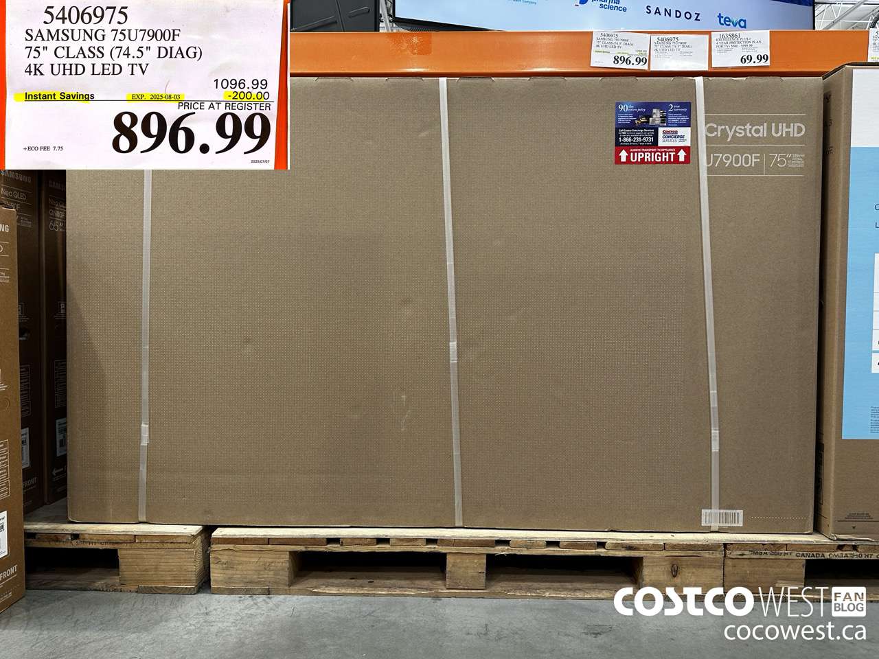 5406975 SAMSUNG 75U7900F 75