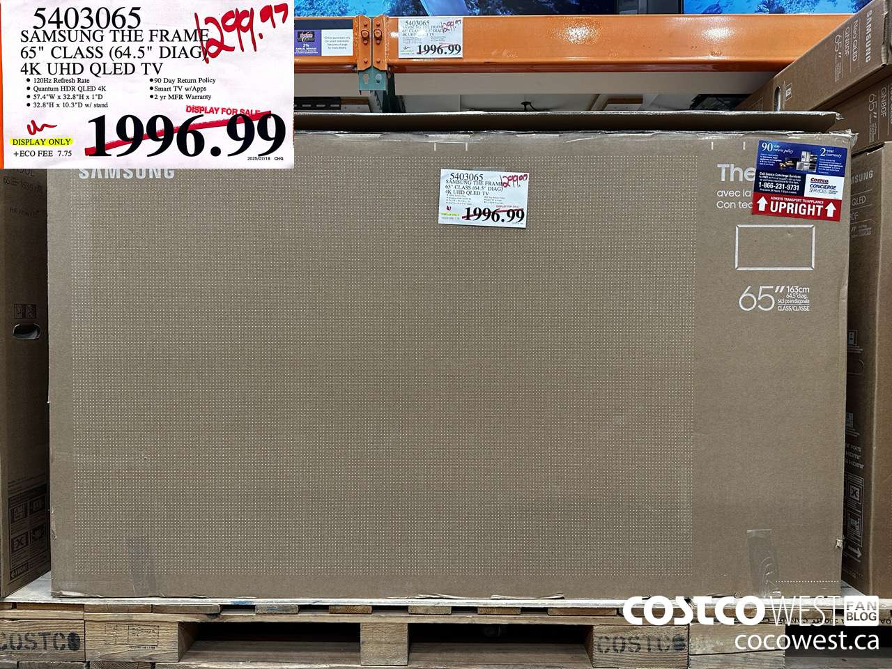 5403065 SAMSUNG THE FRAME 65