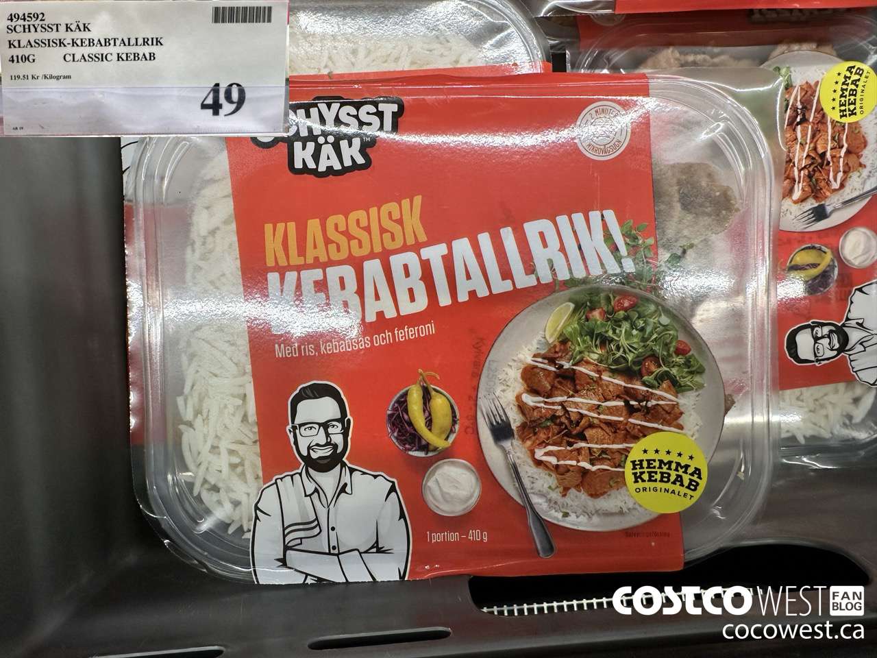 494592 SCHYSST KAK KLASSISK-KEBABTALLRIK 410G CLASSIC KEBAB $49.00