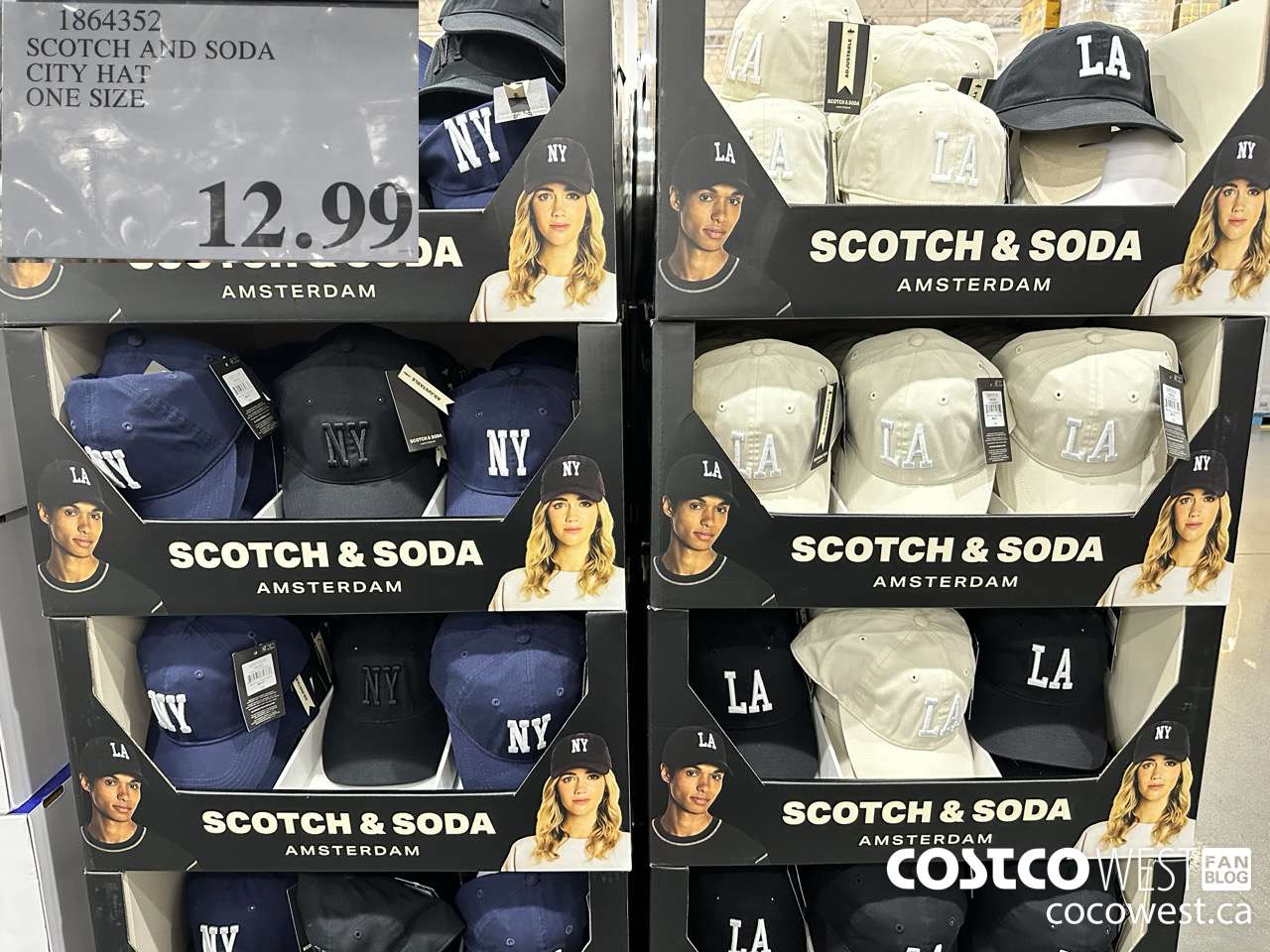 1864352 SCOTCH AND SODA CITY HAT ONE SIZE $12.99