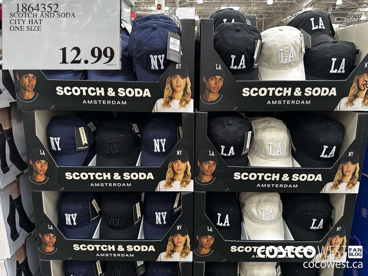 1864352 SCOTCH AND SODA CITY HAT ONE SIZE $12.99